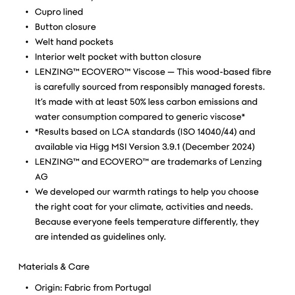 Aritzia Slouch Coat- Olive Green Double-Breasted Coat - Picture 7 of 7